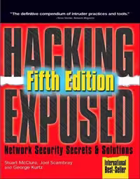خرید و دانلود نسخه کامل کتاب Hacking Exposed