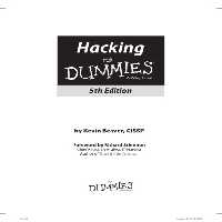 خرید و دانلود نسخه کامل کتاب Hacking For Dummies
