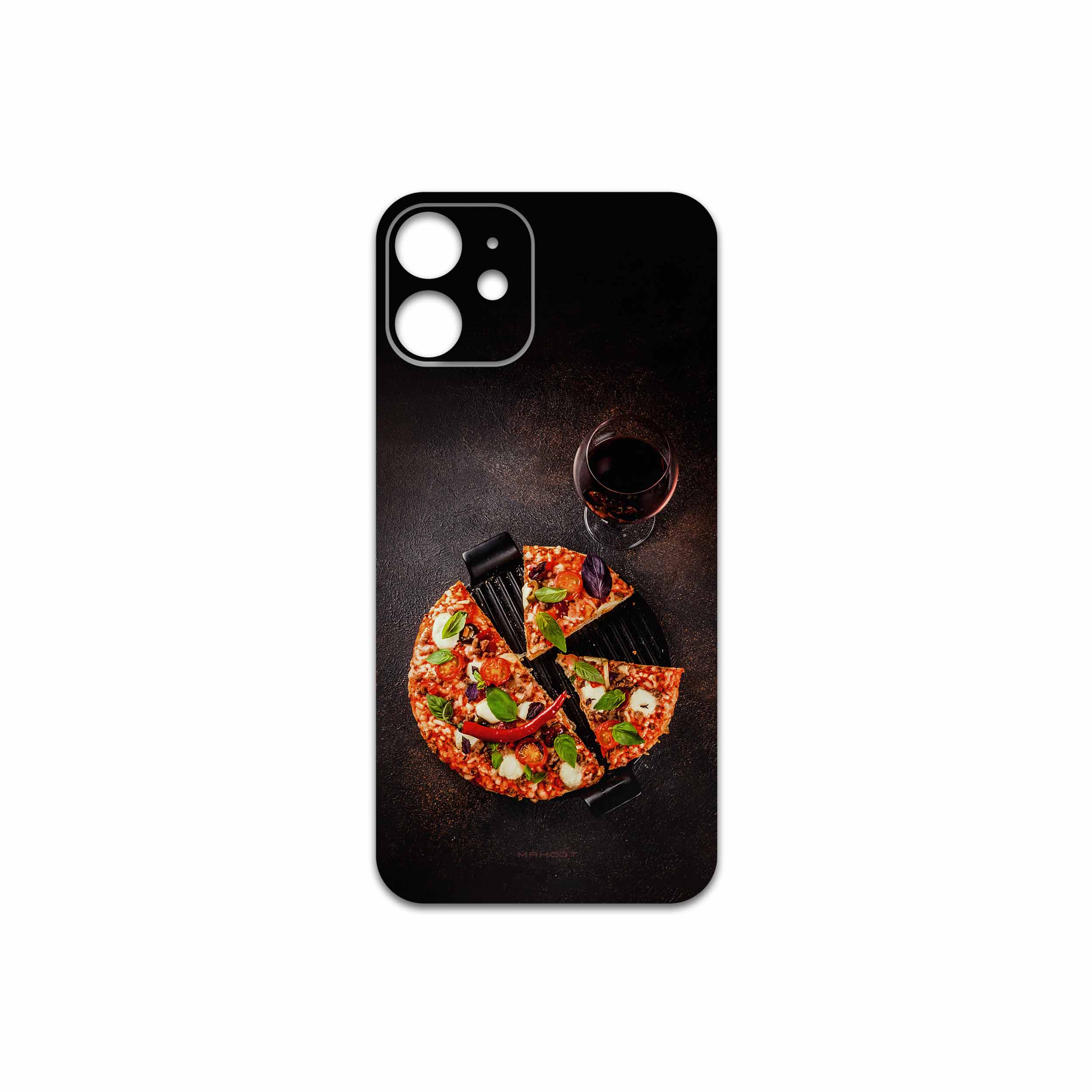 برچسب پوششی ماهوت مدل Pizza مناسب برای گوشی موبایل اپل iPhone 12 mini