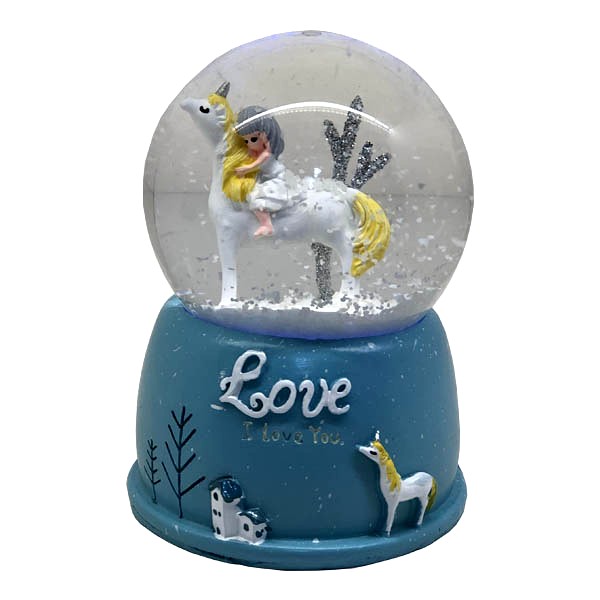 گوی موزیکال مدل شاهزاده و اسب کد B84869-20-84870-2