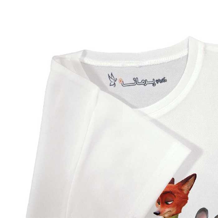تی شرت بچگانه پرمانه طرح زوتوپیا کد pmt.5688