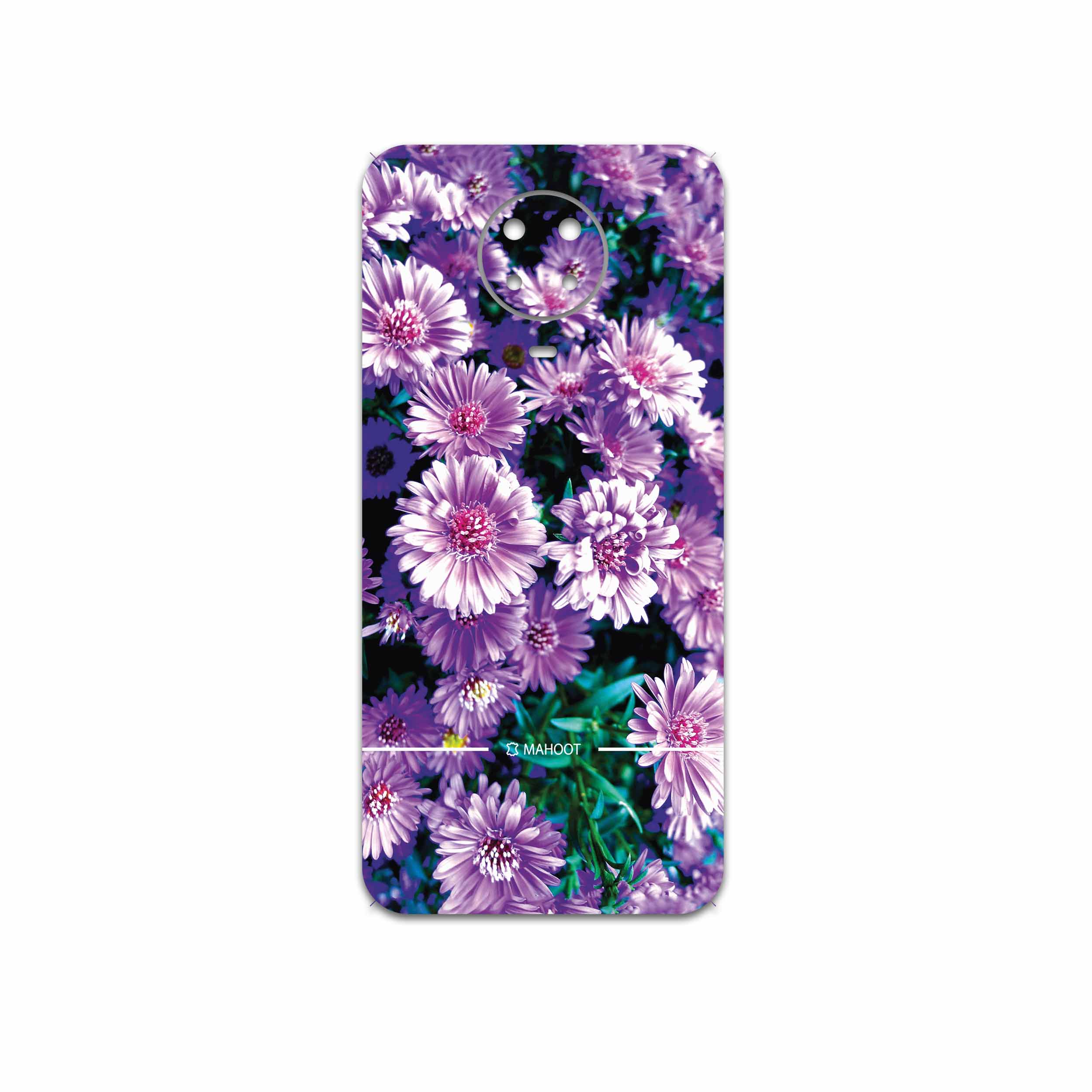 برچسب پوششی ماهوت مدل Purple-Flower مناسب برای گوشی موبایل نوکیا G20