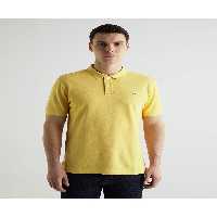 تی شرت یقه پولو زرد مردانه آرم متناسب با رنگ Gant
