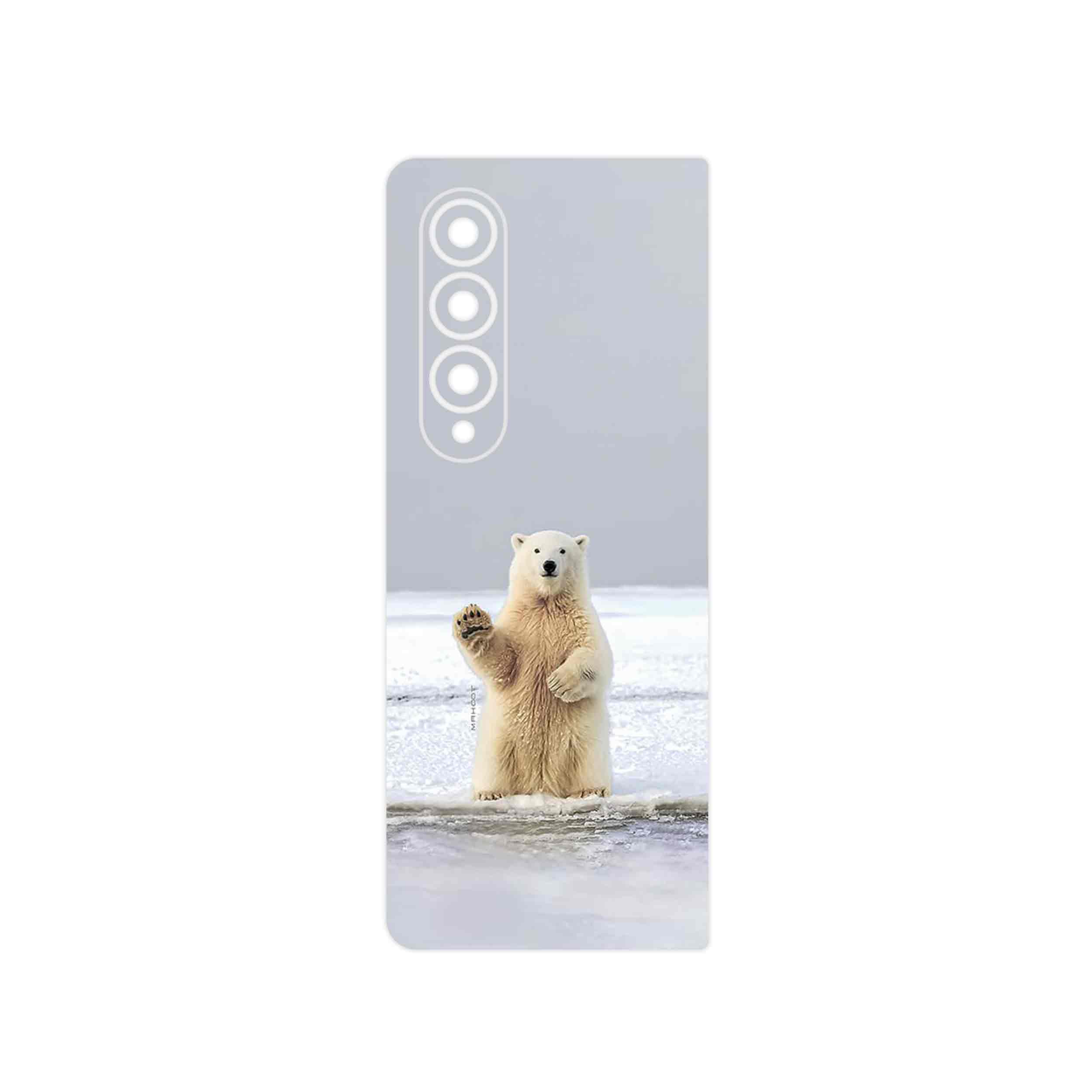 برچسب پوششی ماهوت مدل Polar_bear مناسب برای گوشی موبایل سامسونگ Galaxy Z Fold4