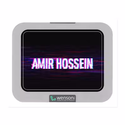 برچسب تاچ پد دسته پلی استیشن 4 ونسونی طرح AMIR HOSSEIN