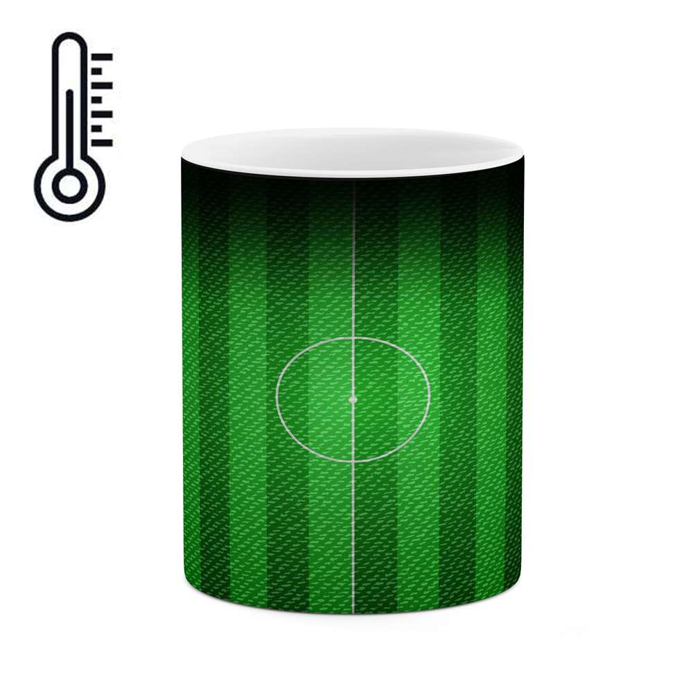 ماگ حرارتی کاکتی طرح زمین فوتبال مدل mgh12439