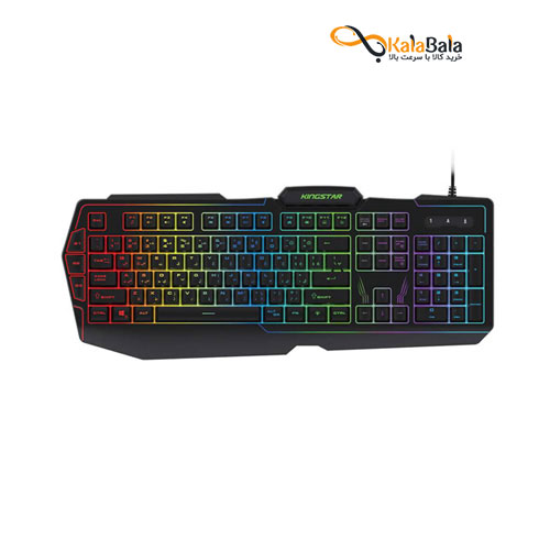 خرید و قیمت کیبورد باسیم کینگ استار KB172G RGB GAMING KEYBOARD