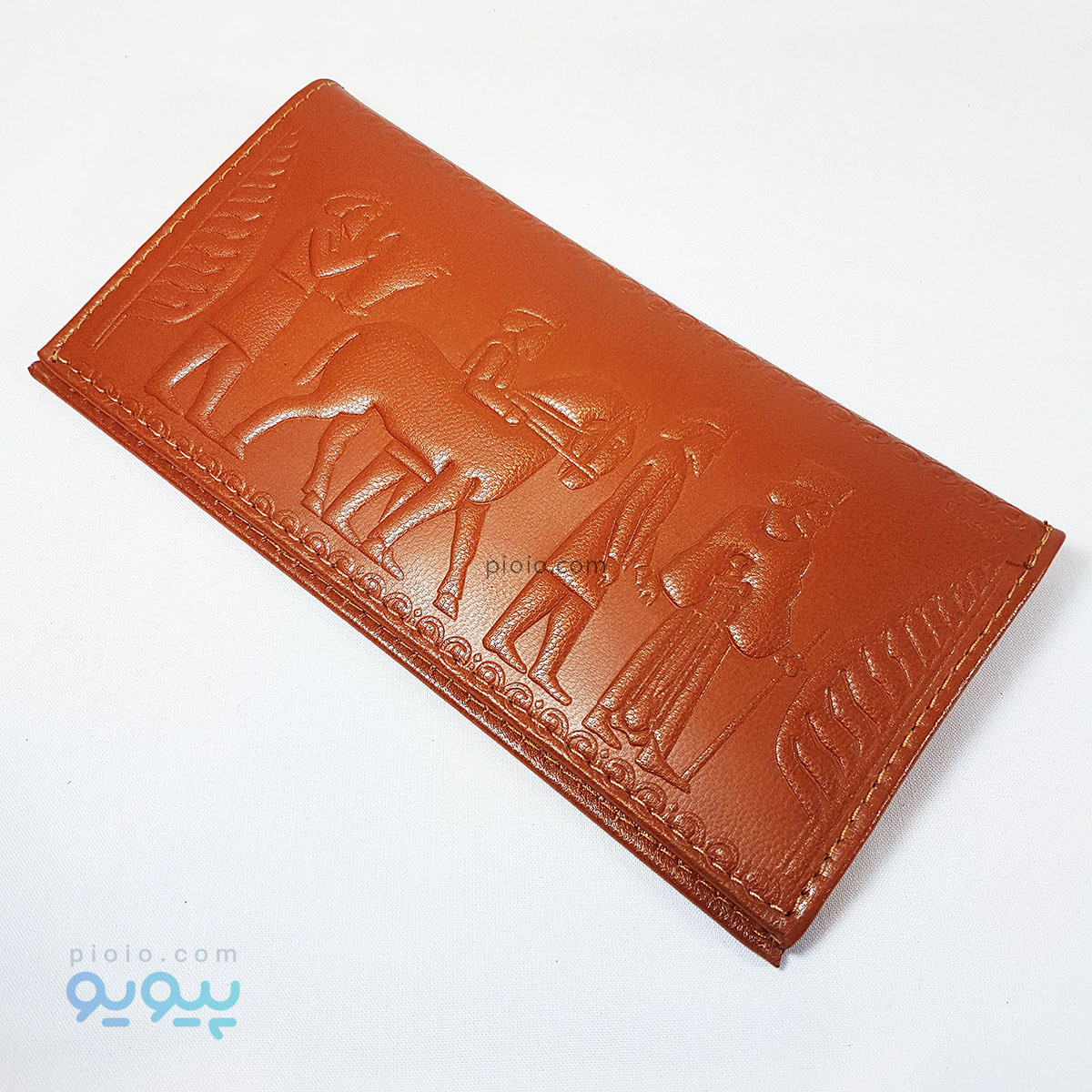 کیف پول مردانه چرم بزی طرحدار کد 451