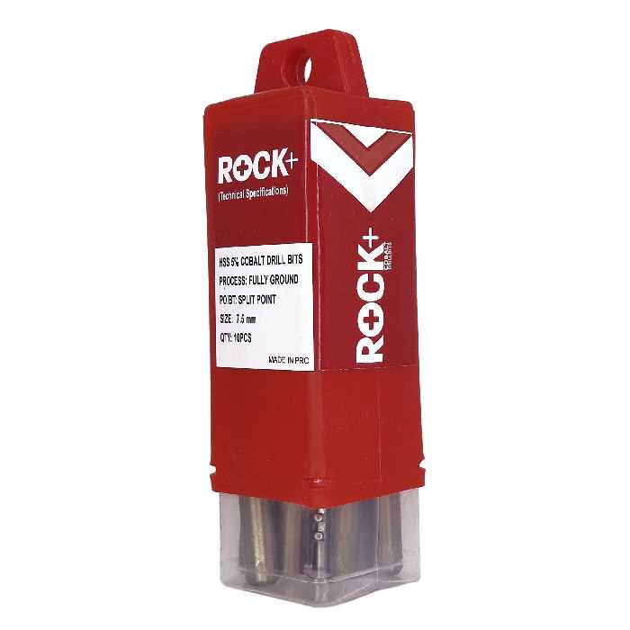 مته فلز کبالت راک مدل ART-RK-7.5mm- سایز 7.5 میلی متر مجموعه 10 عددی