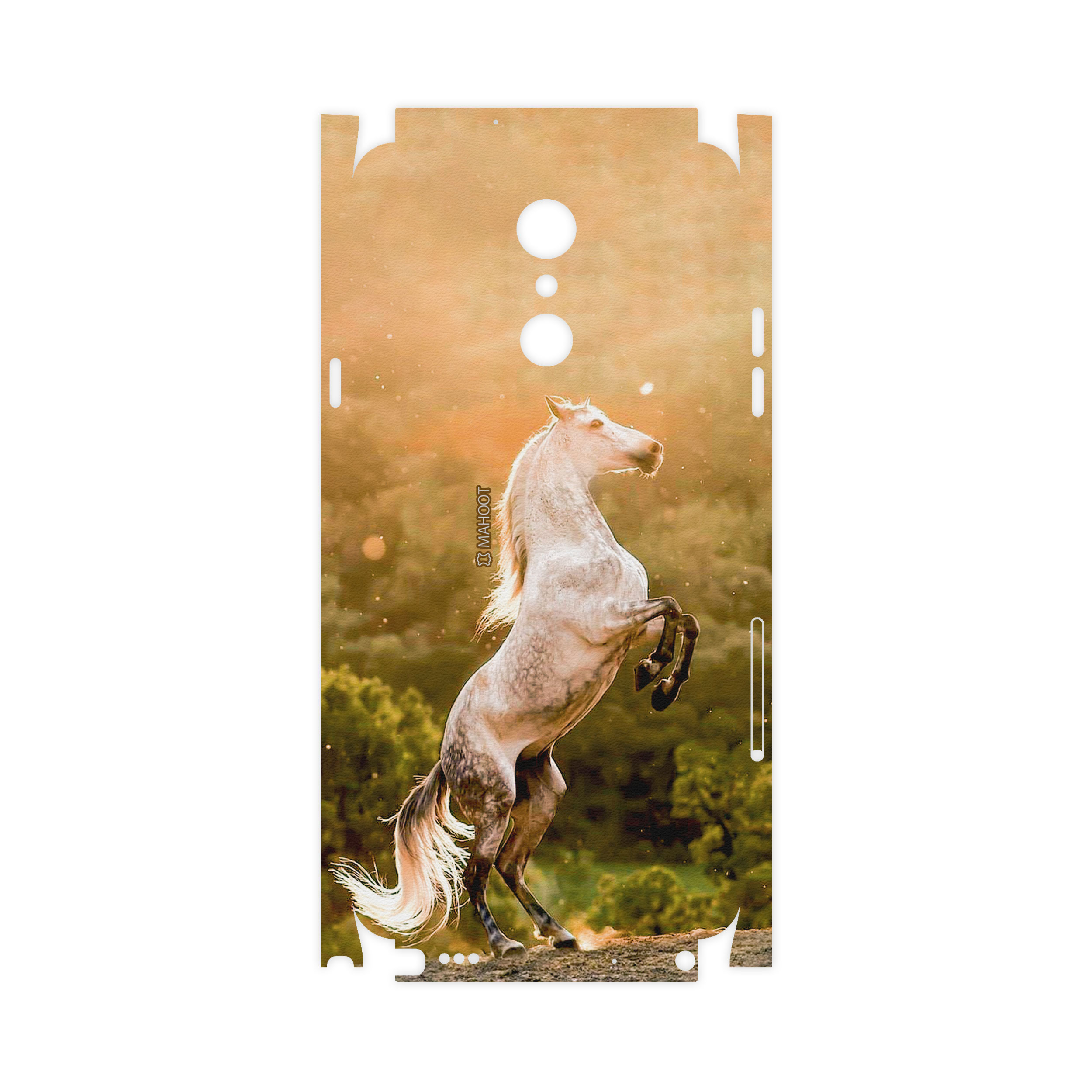 برچسب پوششی ماهوت مدل Horse-2-FullSkin مناسب برای گوشی موبایل ال جی Q Stylus