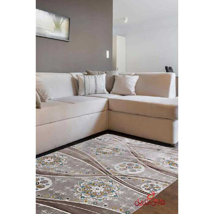 فرش ماشینی ساوین کد 1513آبی