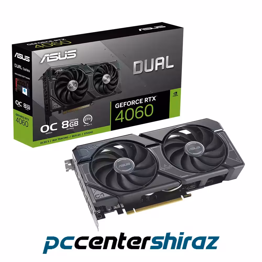 کارت گرافیک ایسوس مدل ASUS Dual GeForce RTX 4060 OC 8G