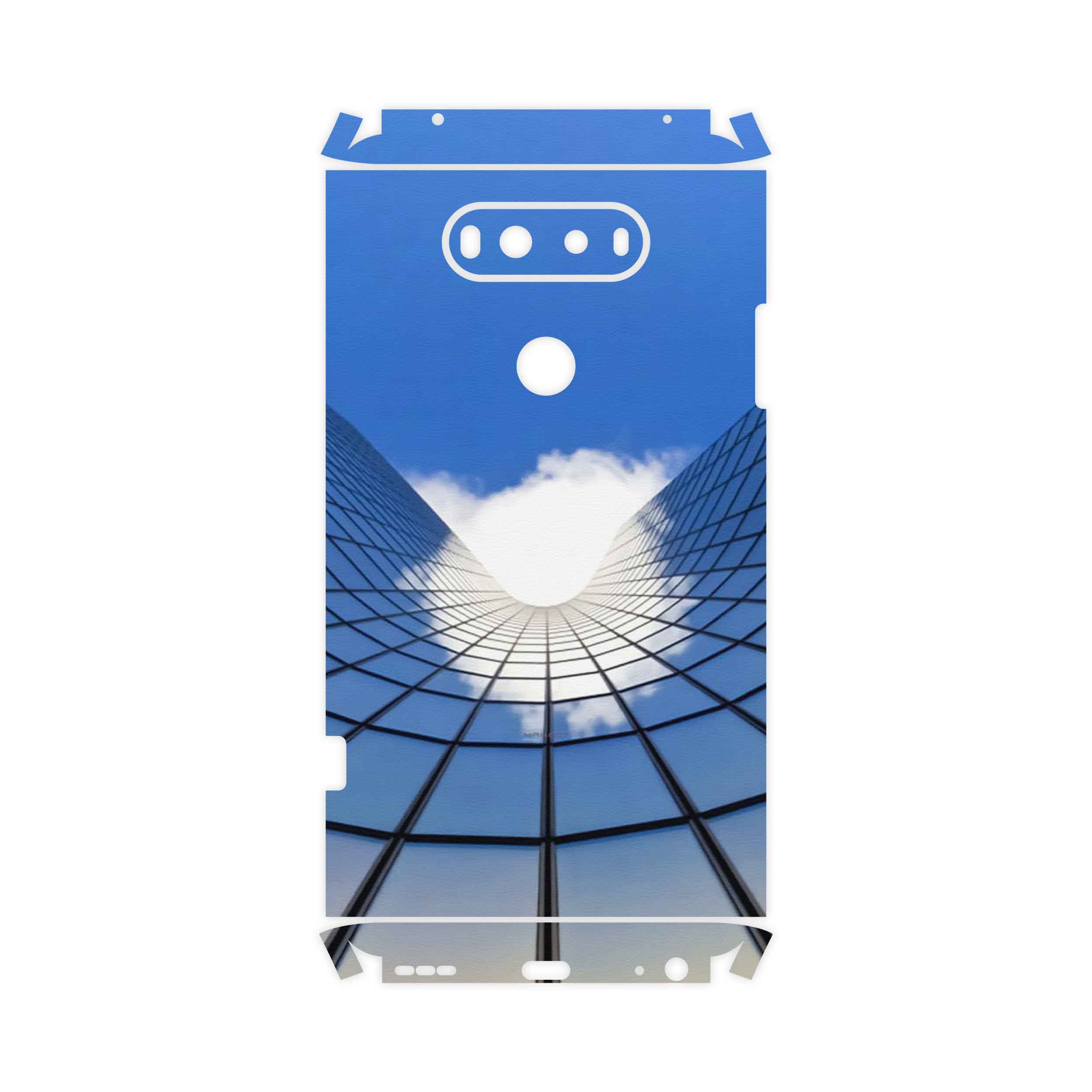 برچسب پوششی ماهوت مدل Glass skyscraper-FullSkin مناسب برای گوشی موبایل ال جی V20