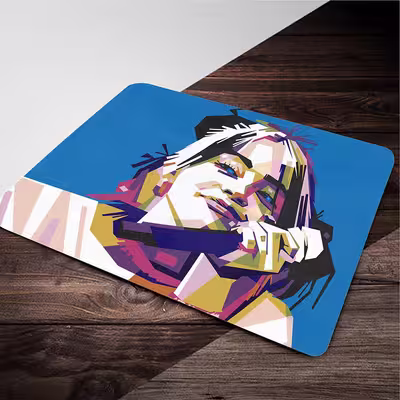 ماوس پد طرح Billie Eilish کد 3294