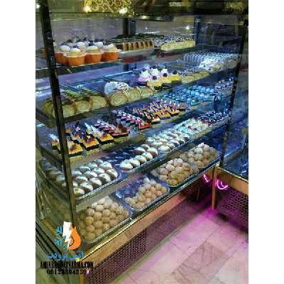 ابزار تزیین کیک به گز مدل سینی ویترین قنادی