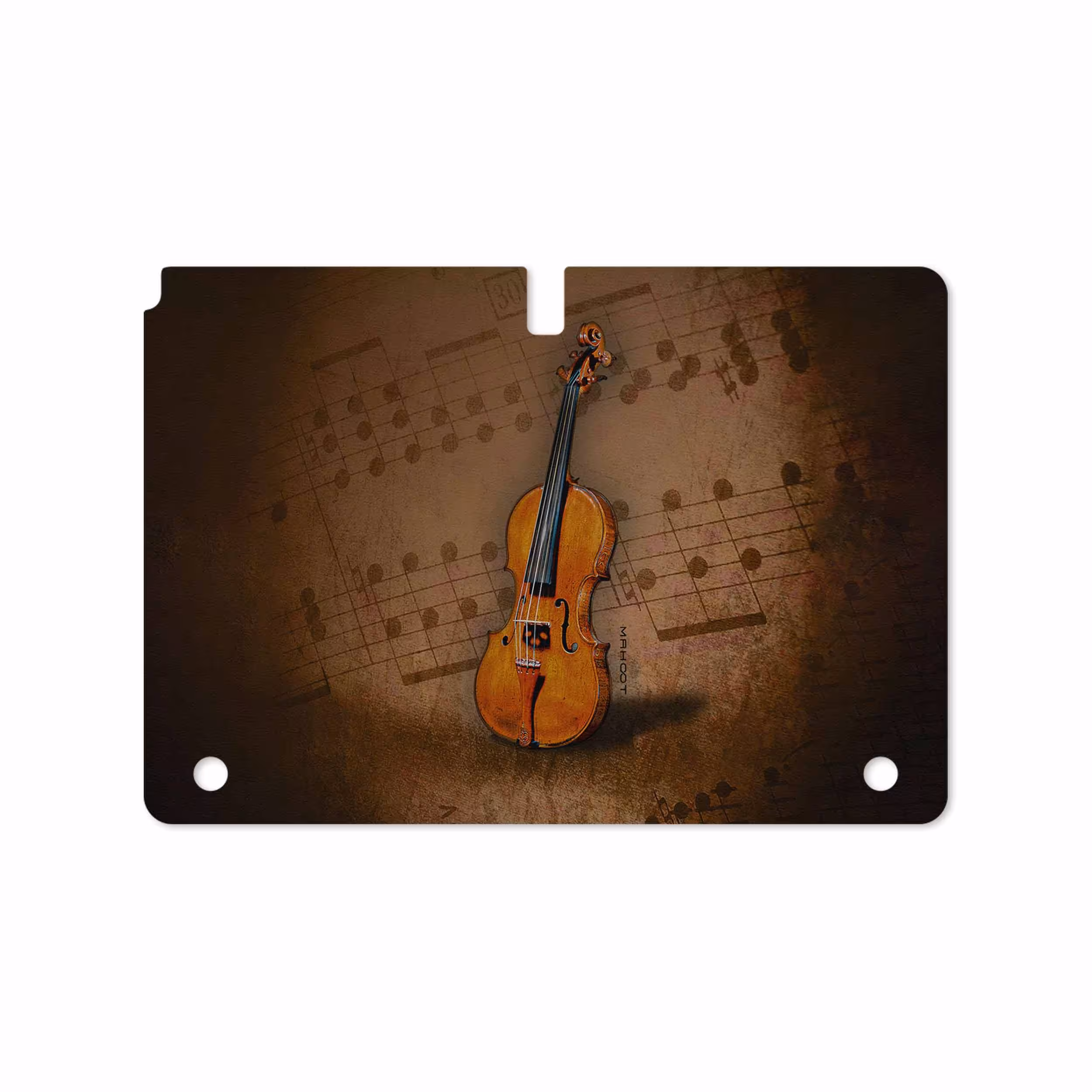 برچسب پوششی ماهوت مدل Violin-Instrument مناسب برای تبلت سامسونگ Galaxy Note 10.1 2012 N8010