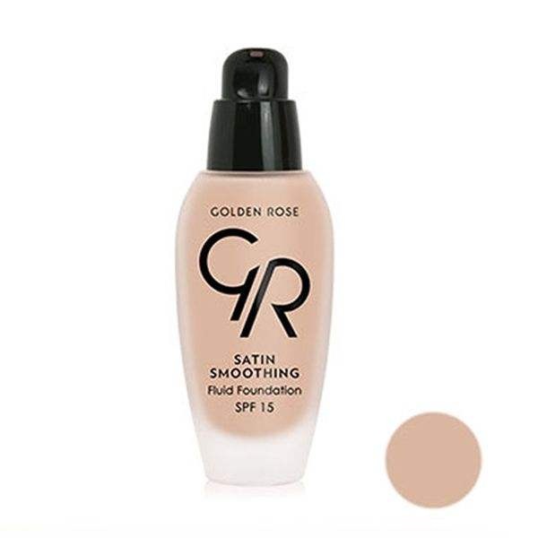 کرم پودر گلدن رز مدل satin شماره 22