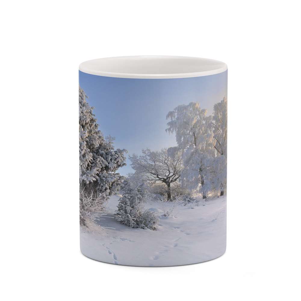 ماگ کاکتی طرح منظره برفی مدل mgh18482