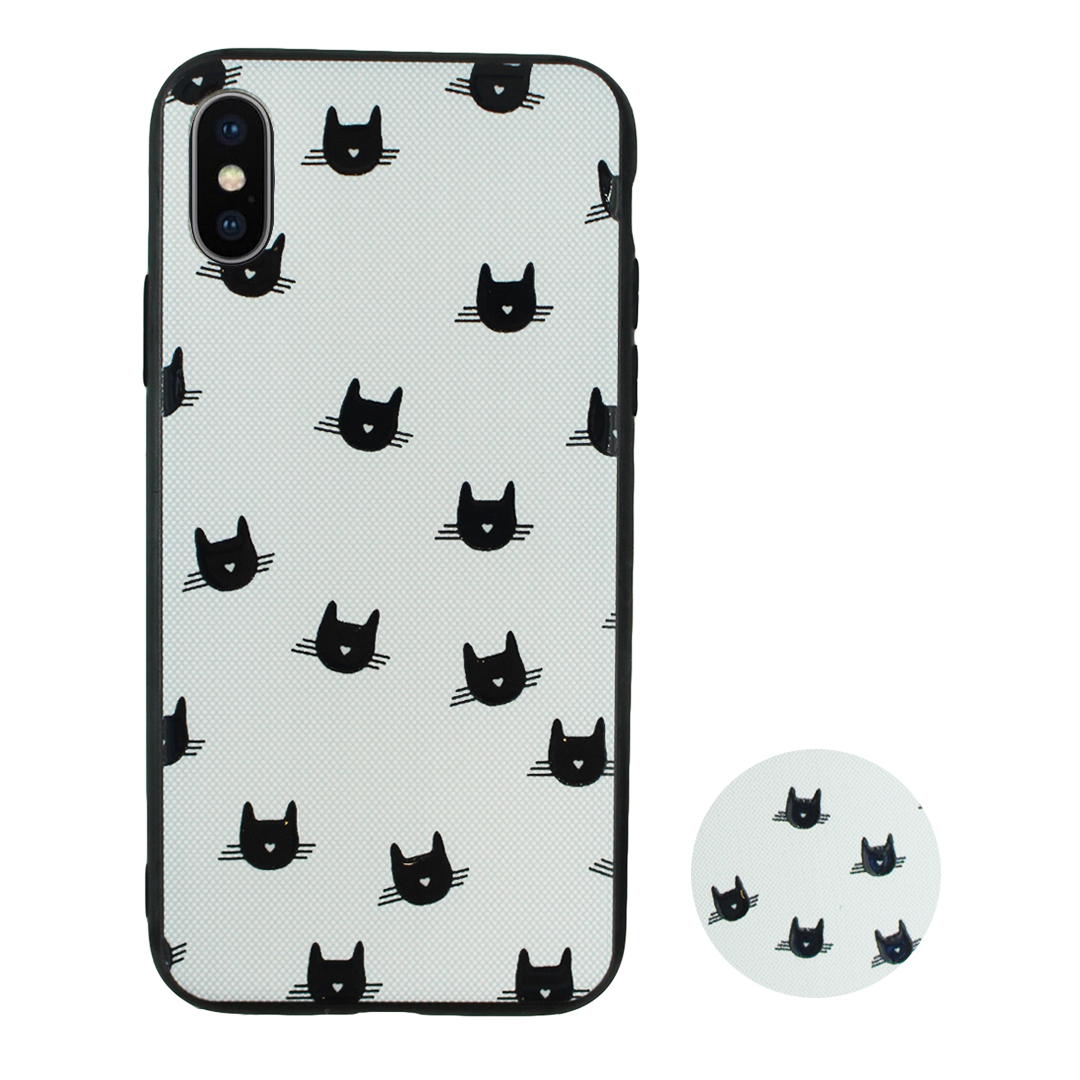 کاور کد 2 مناسب برای گوشی موبایل اپل iPhone X / XS به همراه پاپ سوکت