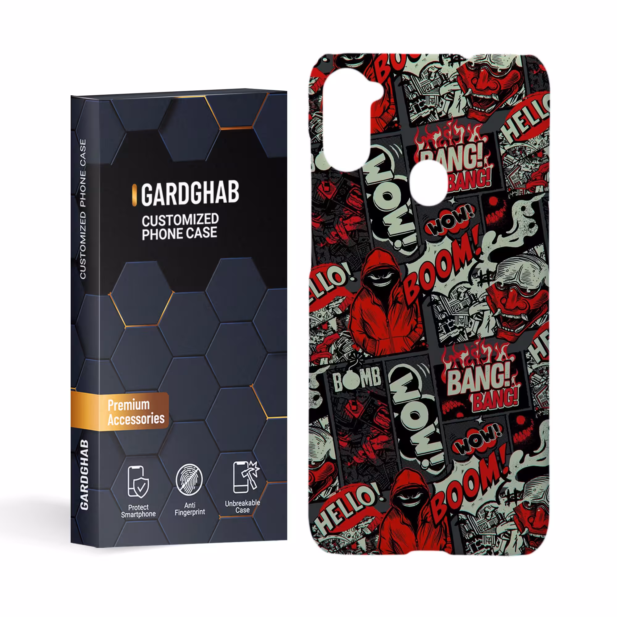 کاور گارد قاب مدل پسرانه مناسب برای گوشی موبایل سامسونگ galaxy a11