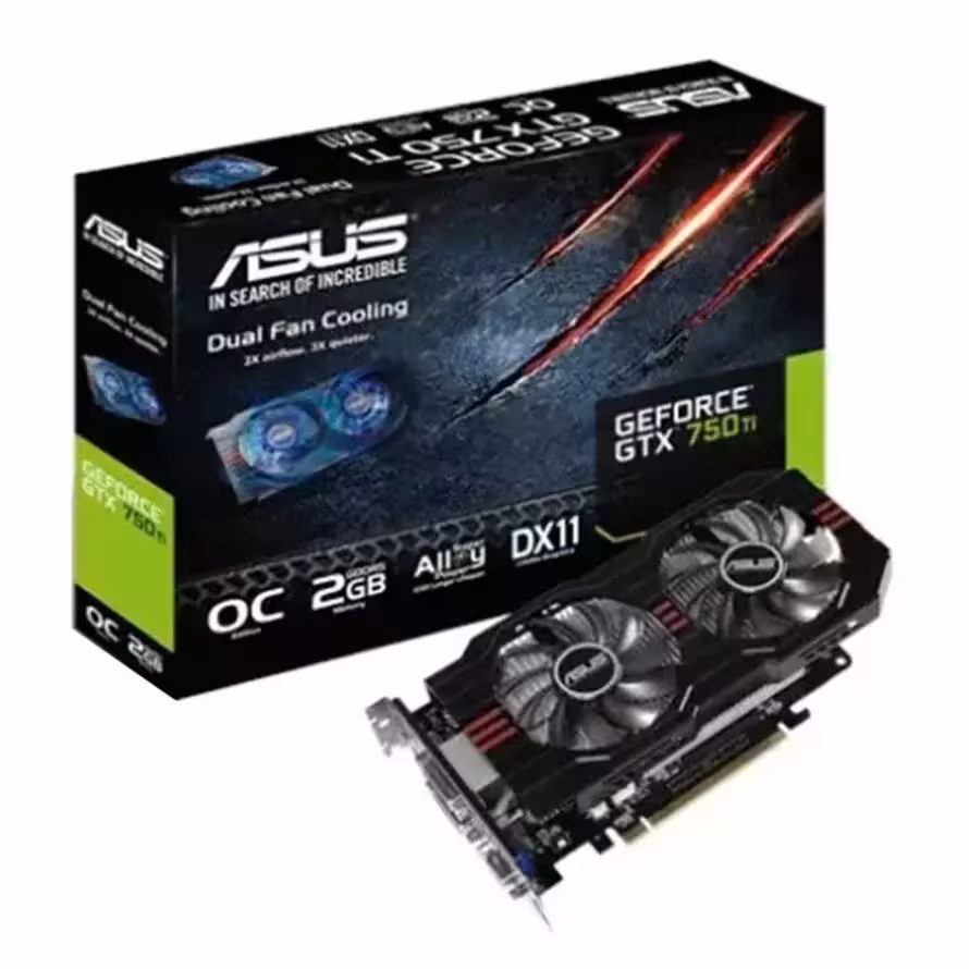 کارت گرافیک ایسوس GTX 750 Ti OC 2GB
