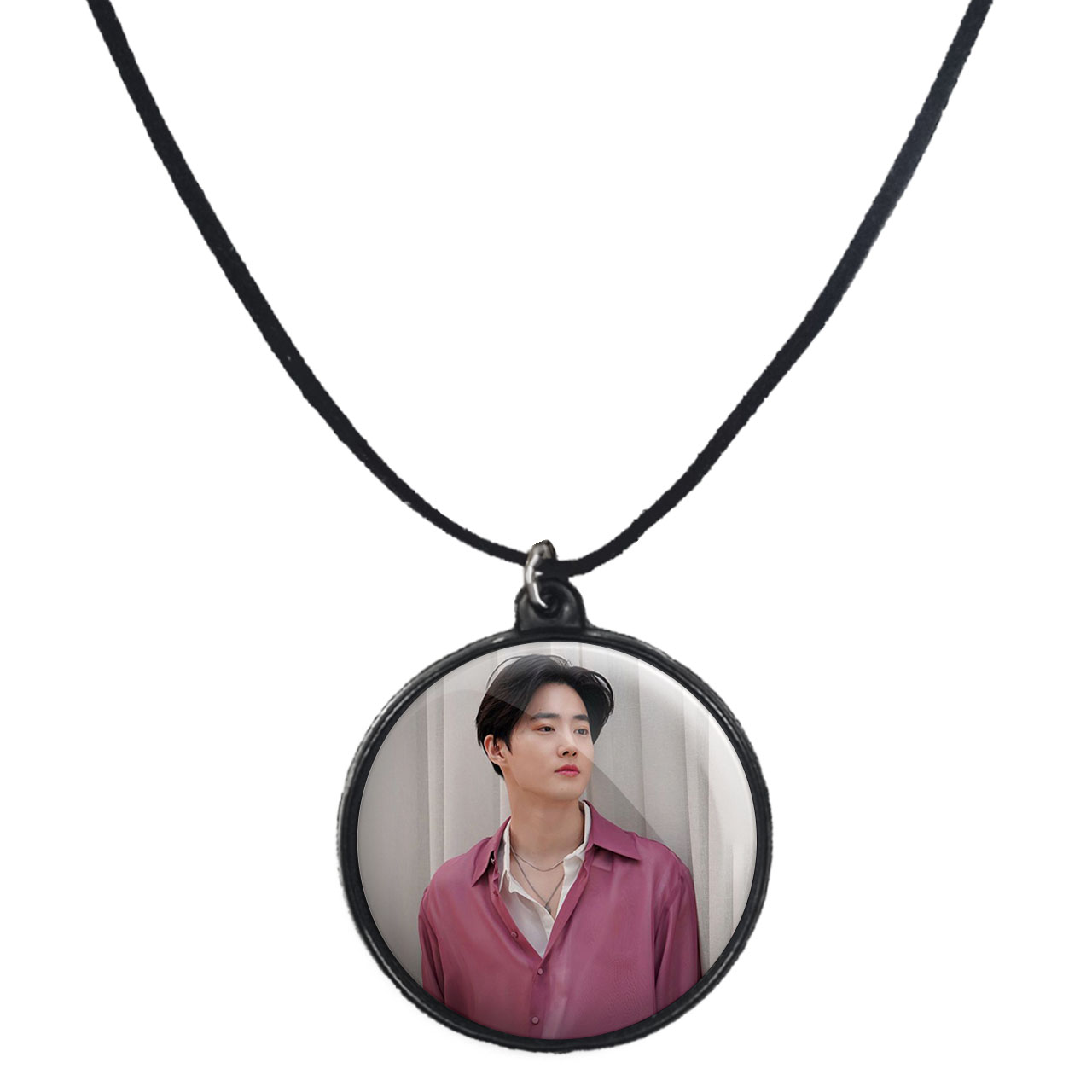 گردنبند پرمانه طرح exo کد pmb.13924 مدل دو طرفه