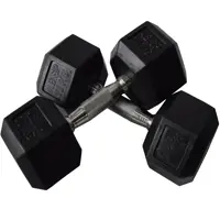 دمبل مدل شش ضلعی وزن 10 کیلوگرم بسته دو عددی