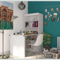 میز تحریر تاشو کتابخانه دار -k37