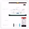 برچسب پوششی ماهوت مدل Blanco-Smoke-Marble مناسب برای تبلت ایسوس Transformer 3 Pro 2016