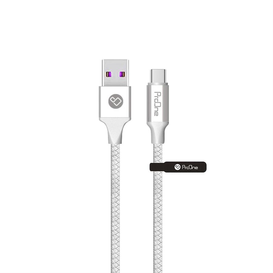 کابل تبدیل USB به USB-C پرووان مدل PCC265C3 طول 3 متر