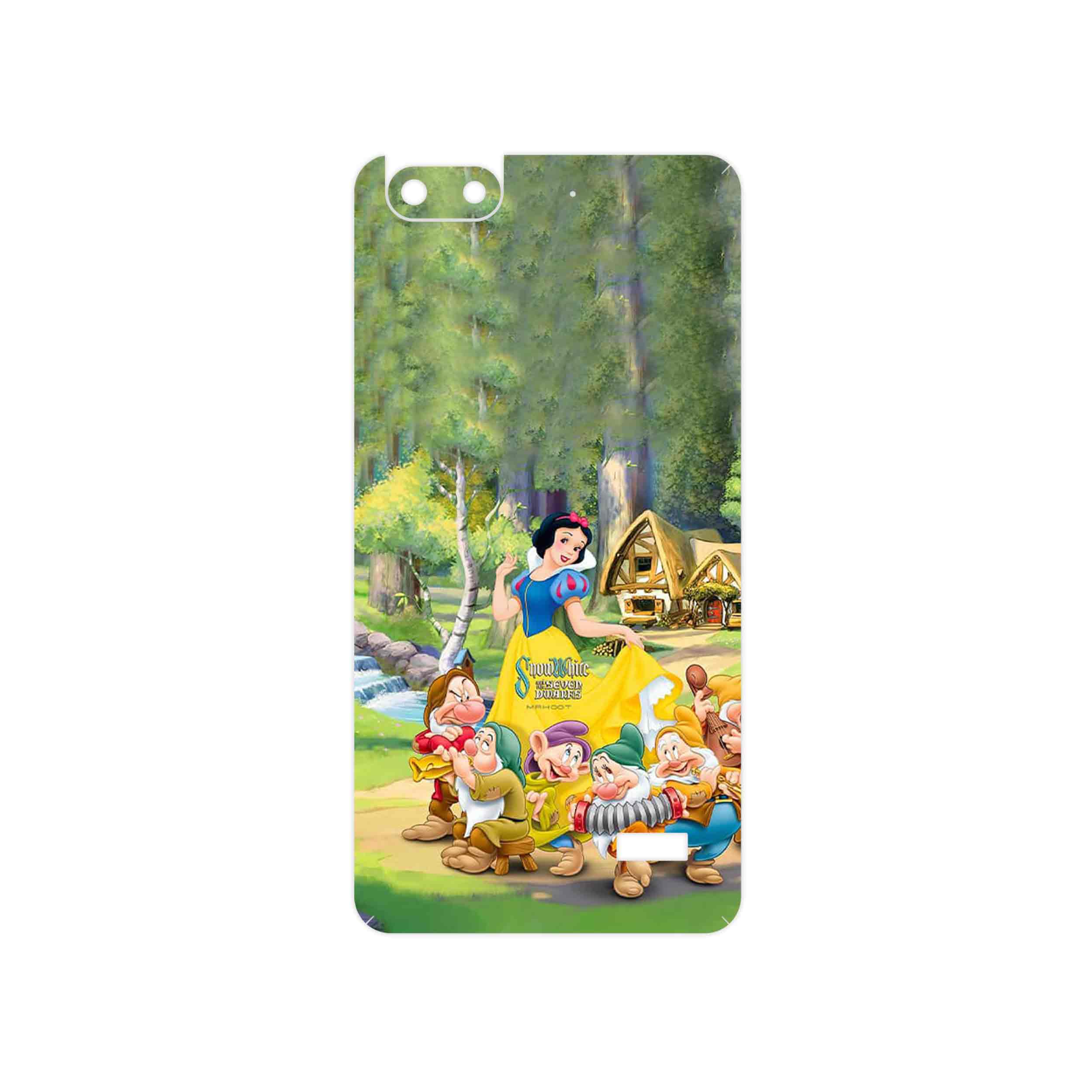 برچسب پوششی ماهوت مدل Snow White مناسب برای گوشی موبایل آنر 4C