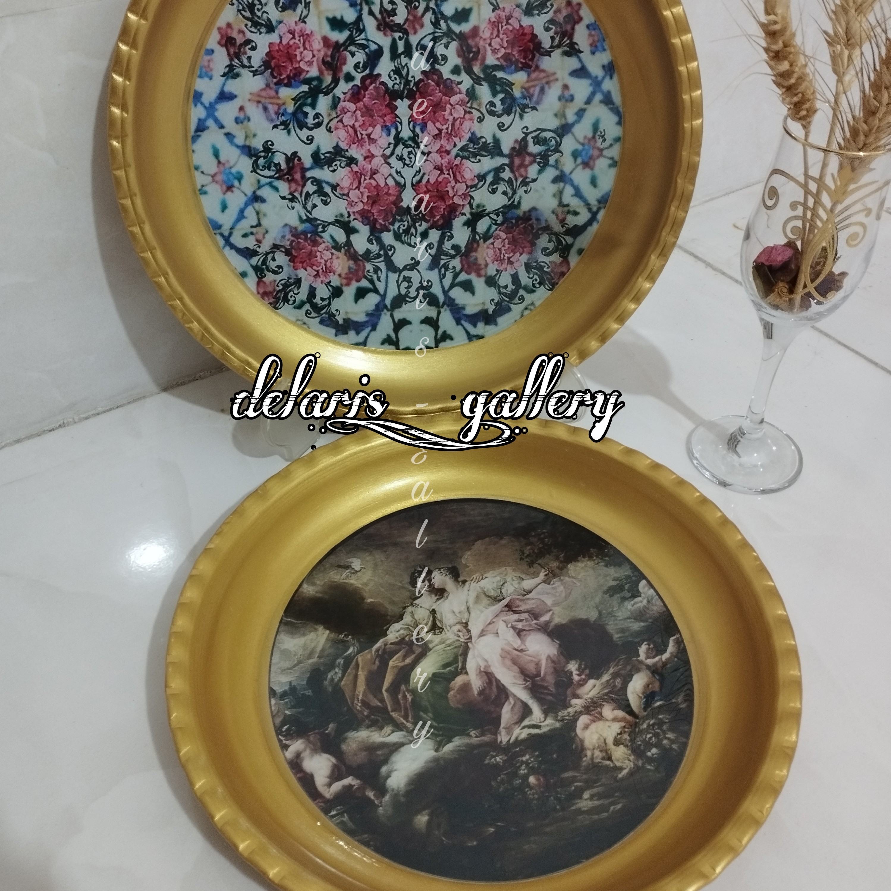 سینی کلاسیک پذیرایی جنس روی روحی کف رزین دکوپاژ...