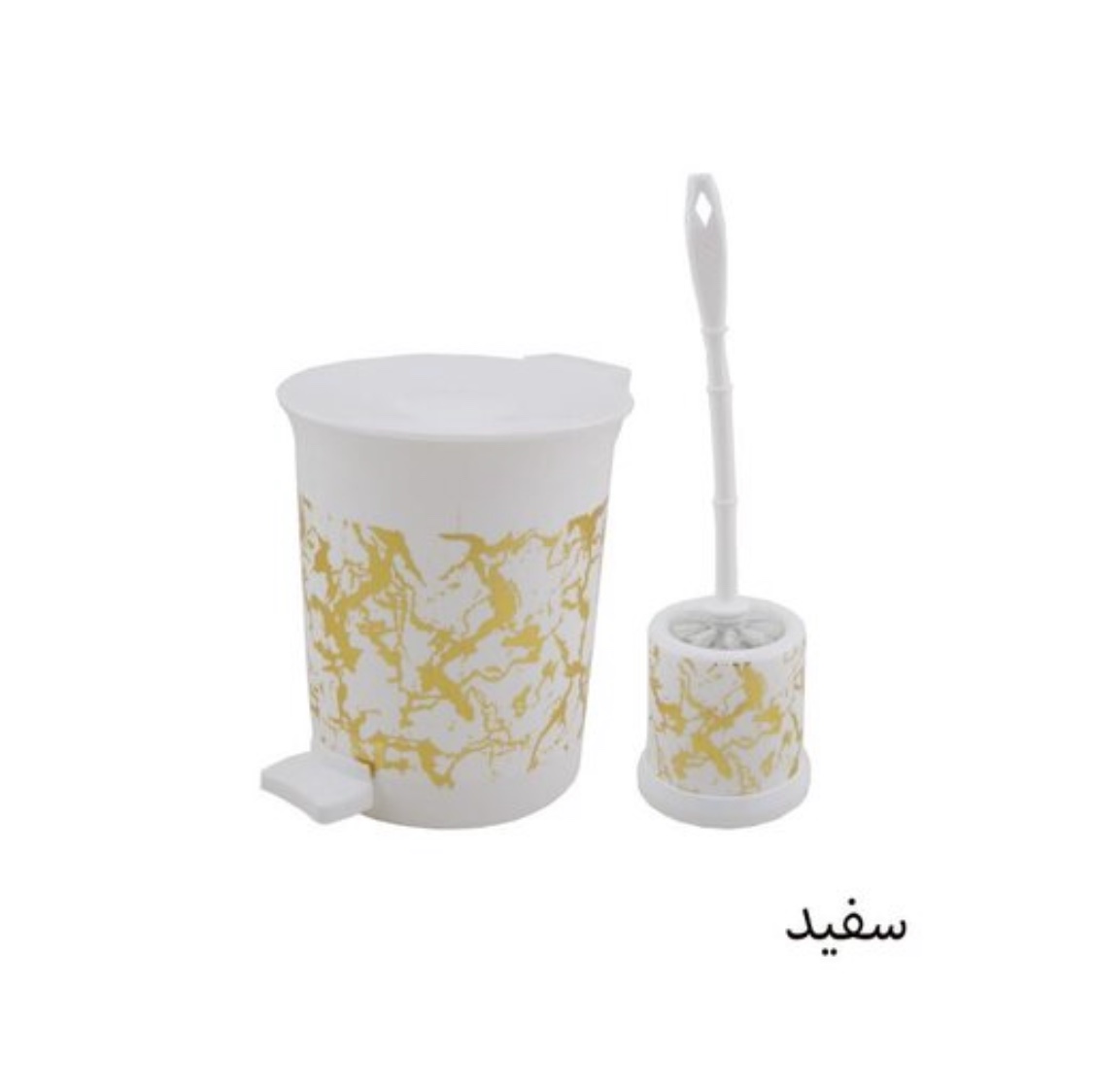 ست سطل و فرچه ماربل در رنگ بندی مختلف