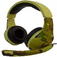 هدست گیمینگ با میکروفون TUCCI A4 Camouflage light green