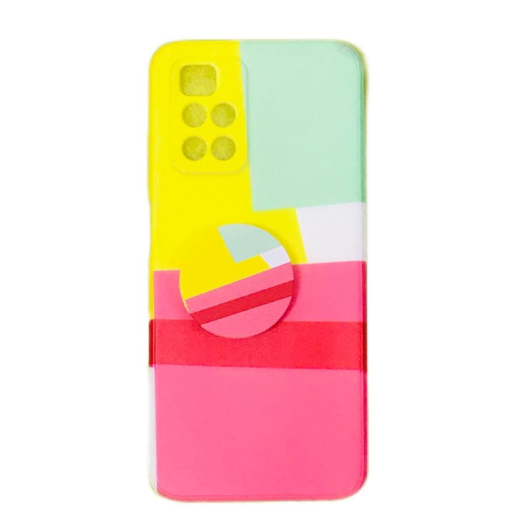 کاور مدل LOCA کد 07 مناسب برای گوشی موبایل شیائومی Redmi 10 به همراه پاپ سوکت