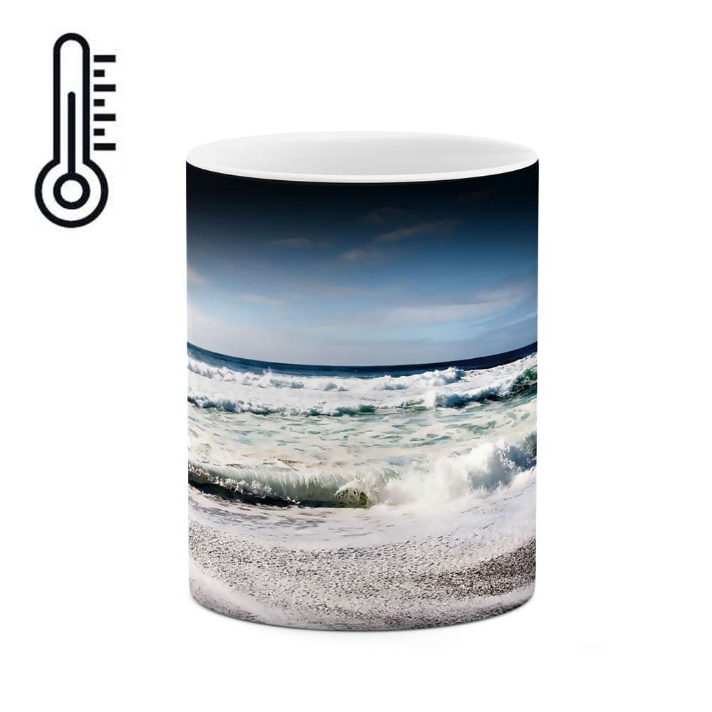 ماگ حرارتی طرح ساحل و دریا مدل mgh03721