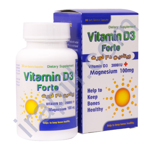 کپسول ژلاتینی ویتامین 2000 D3 فورت دانا 30 عدد