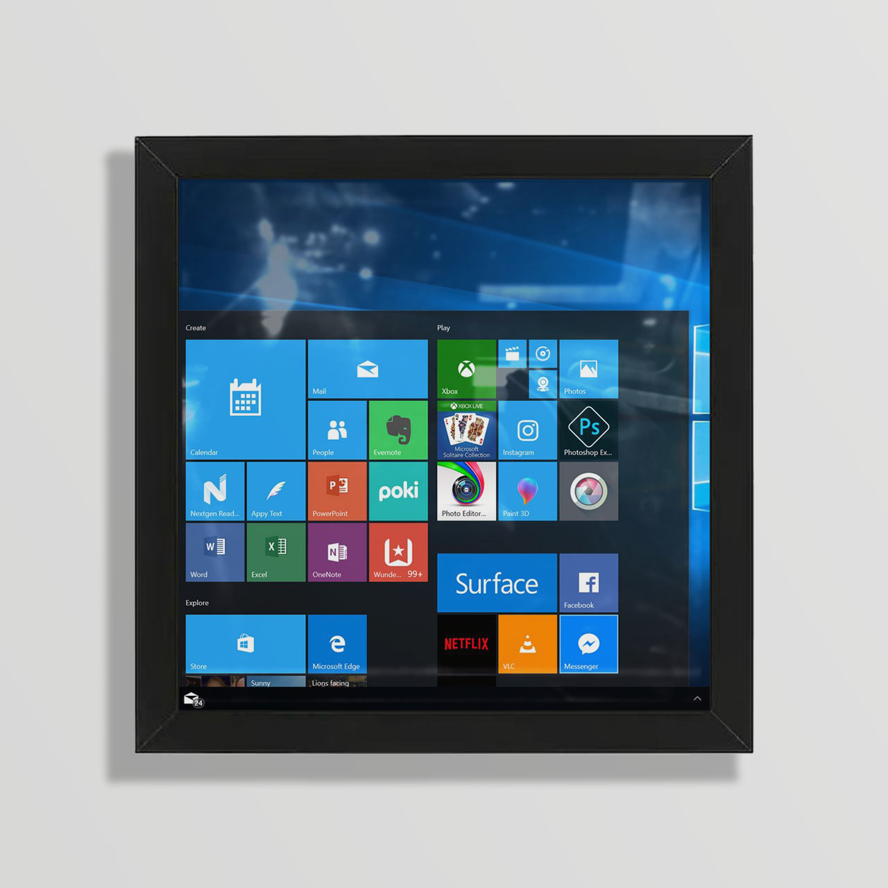 تابلو طرح Windows مدل Mk36