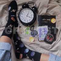 جوراب سیارات ساقدار نخ پنبه فری سایز