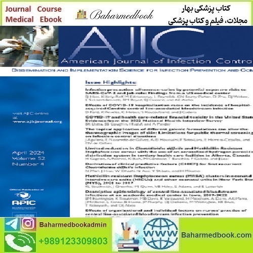 American Journal of Infection Control Volume 52 Issue 1 to 4