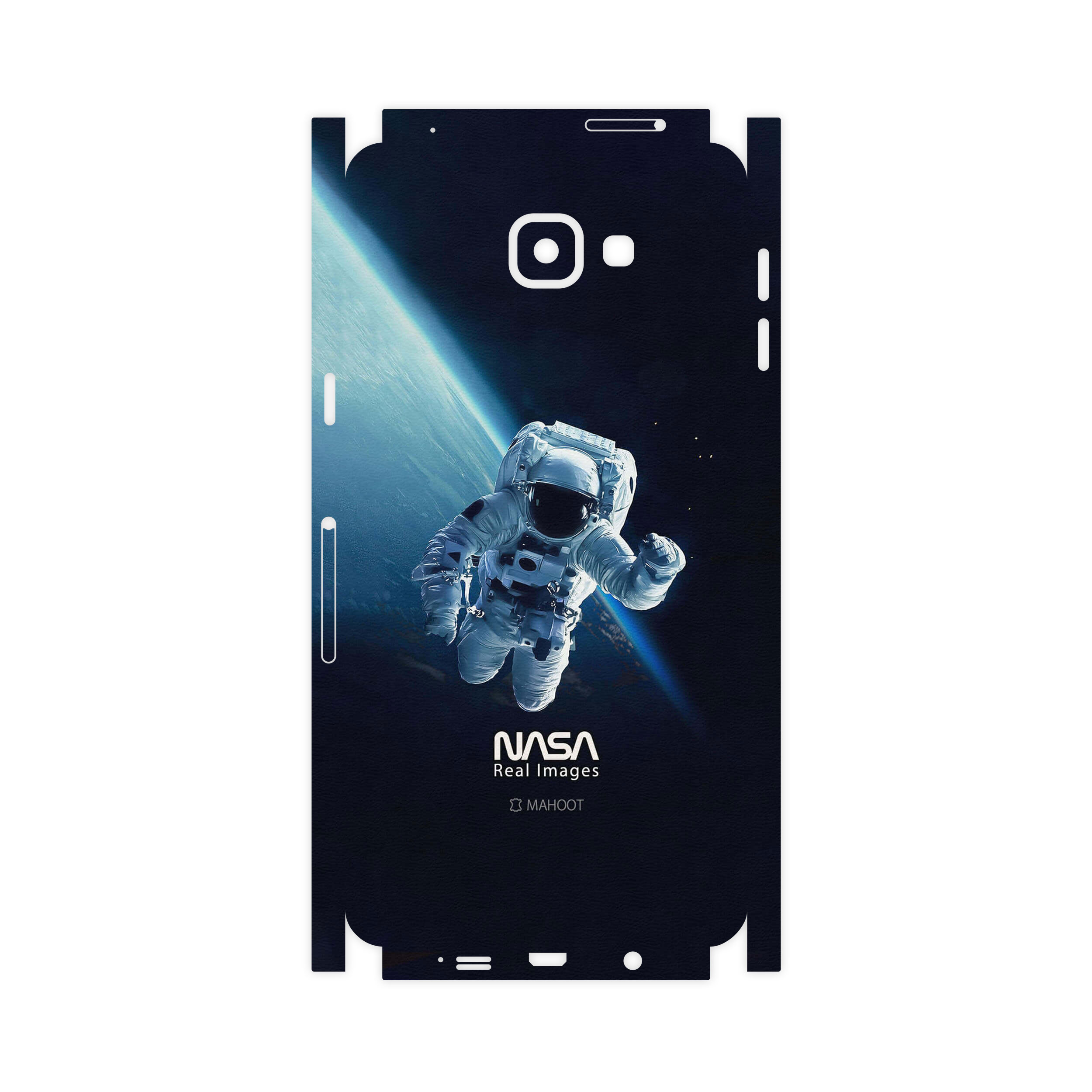 برچسب پوششی ماهوت مدل NASA-Astronaut-FullSkin مناسب برای گوشی موبایل سامسونگ Galaxy A9 2016