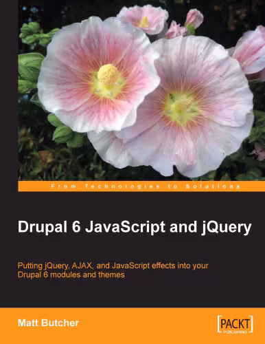خرید و دانلود نسخه کامل کتاب Drupal 6 JavaScript and jQuery