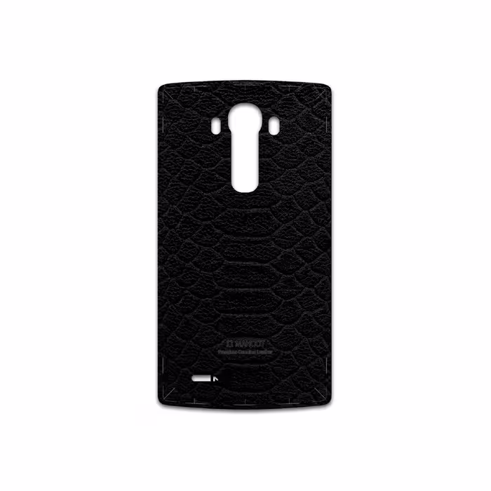 برچسب پوششی ماهوت مدل Black-Snake-Leather مناسب برای گوشی موبایل ال جی G4