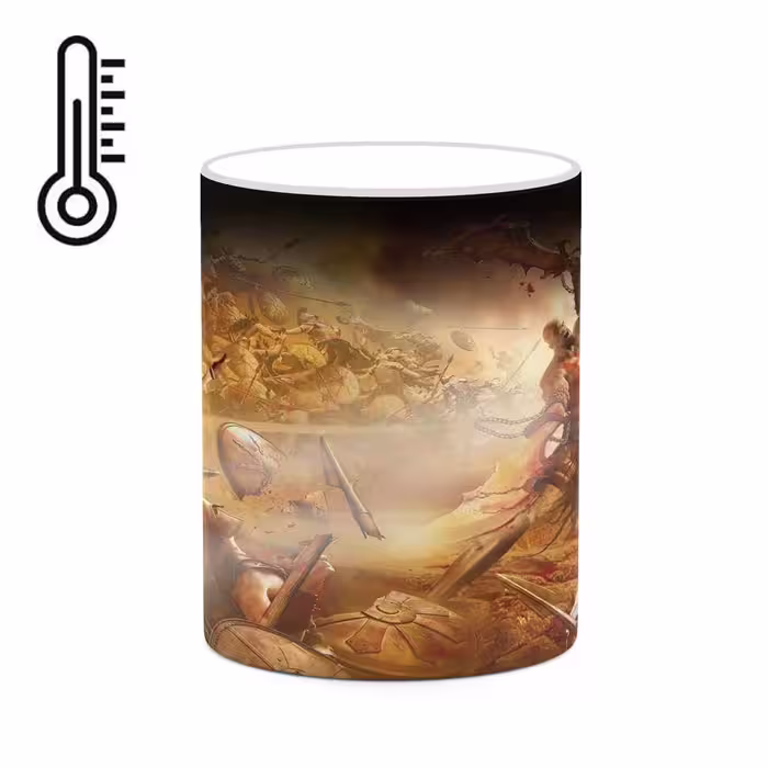 ماگ حرارتی کاکتی طرح بازی God Of War مدل mgh20984