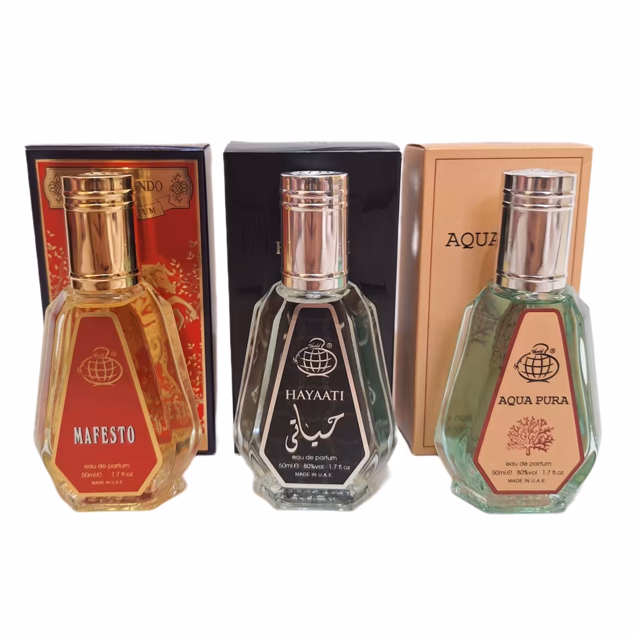 پک تابستانه اقتصادی سه عددی عطر های مردانه فرگرانس ورد مدل حیاتی, کازاموراتی مفیستو, اورتو پاریسی مگاماره حجم 50 میل