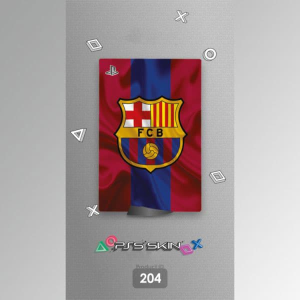اسکین برچسب PS5 طرح Barcelona