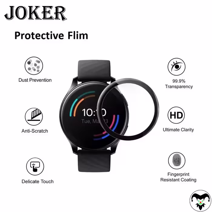 محافظ صفحه نمایش نانو جوکر مدل NJK مناسب برای ساعت هوشمند شیائومی Kieslect Lora بسته دو عددی