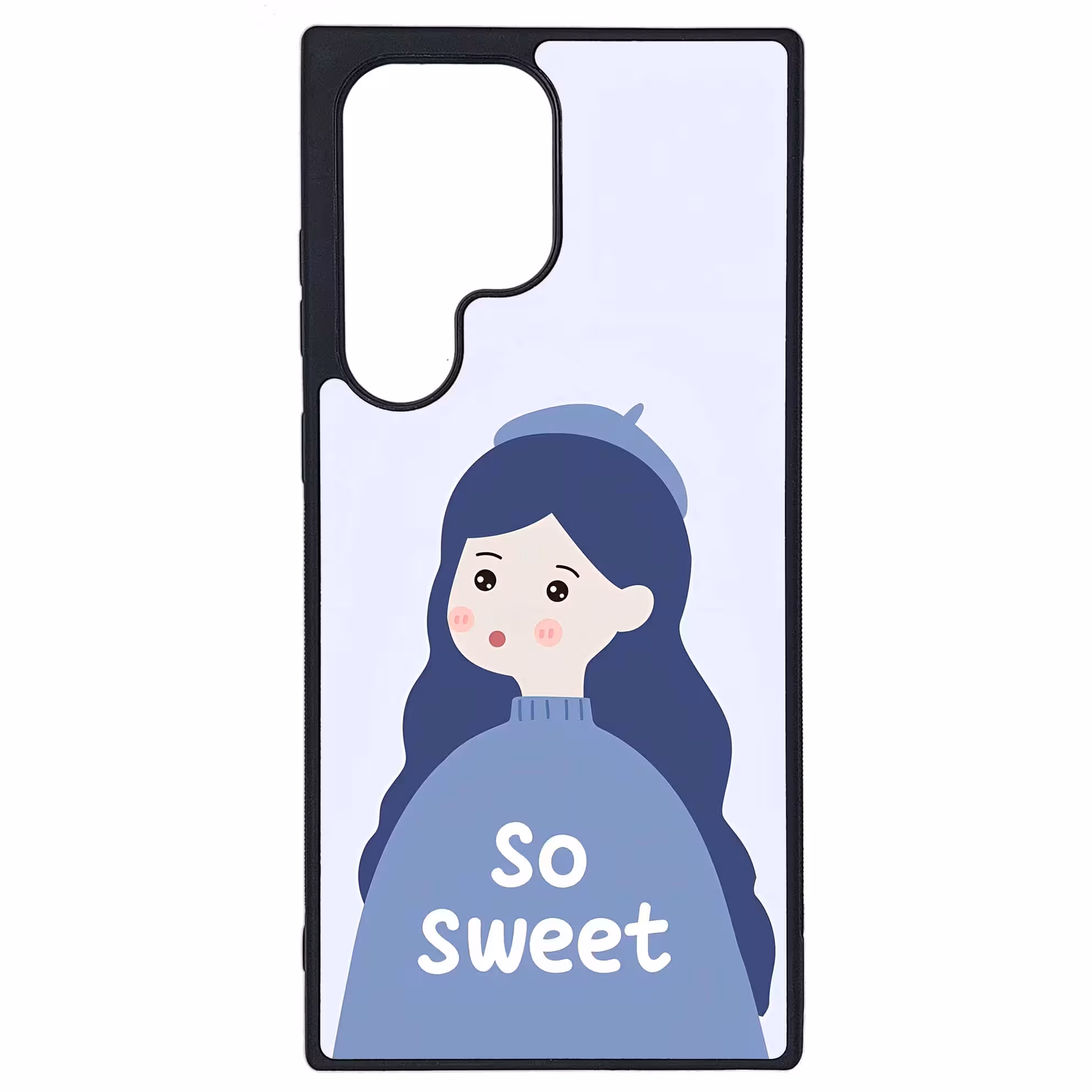 کاور طرح دختر کد G-105 مناسب برای گوشی موبایل سامسونگ Galaxy S23 Ultra | دیجی قاب دونی