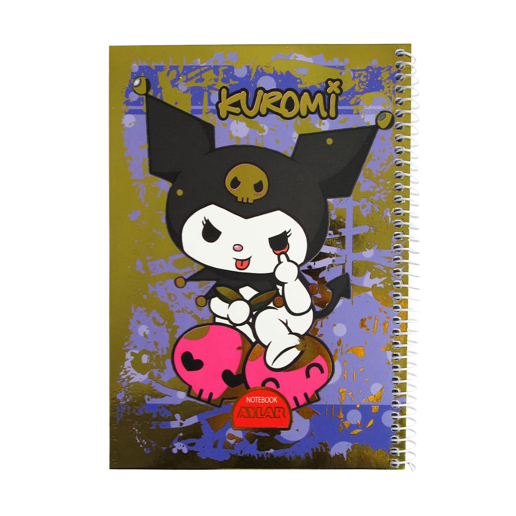 دفتر مشق 100 برگ زرورقی آیلار طرح کورومی