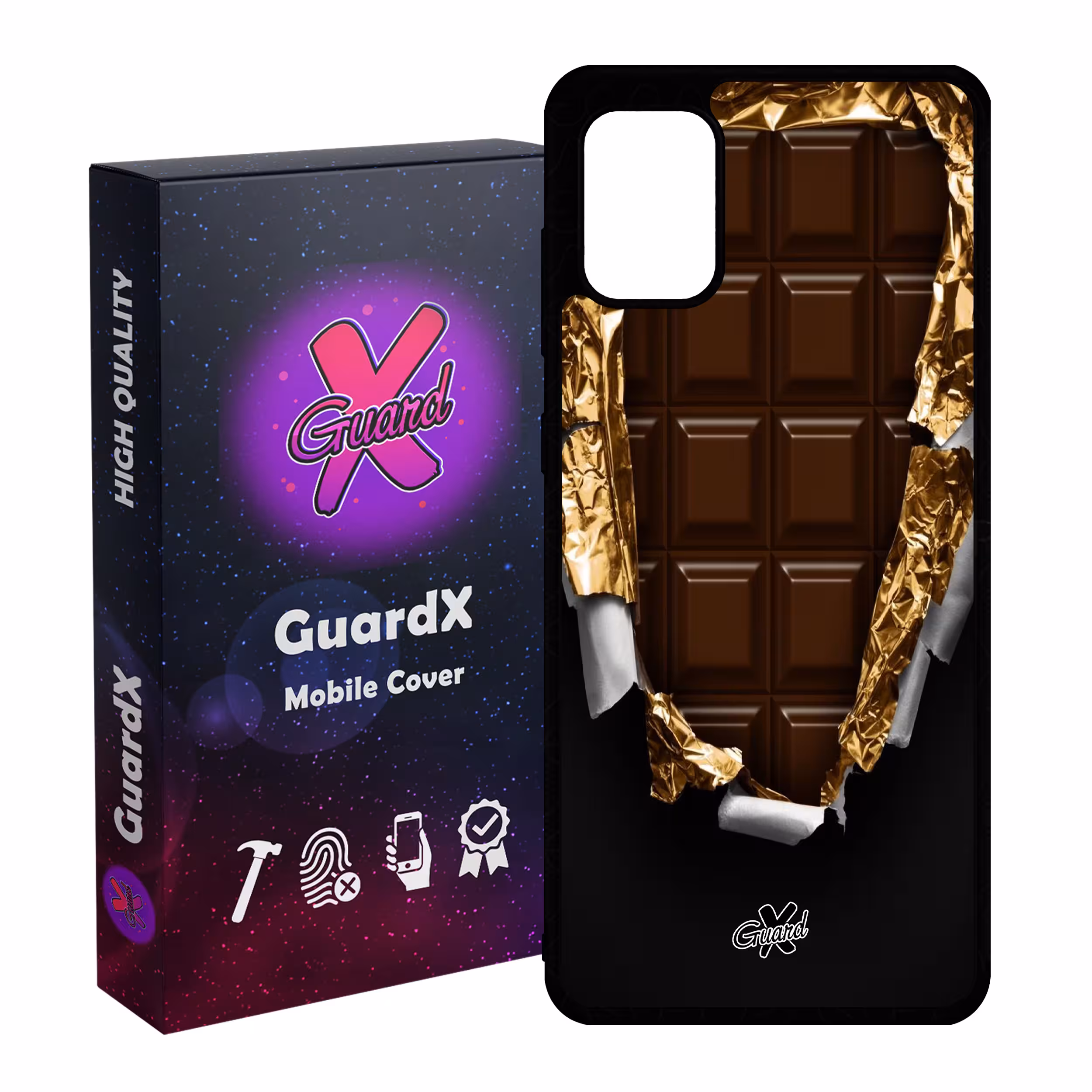 کاور گارد ایکس طرح Chocolate مدل Glass10061 مناسب برای گوشی موبایل سامسونگ Galaxy A31